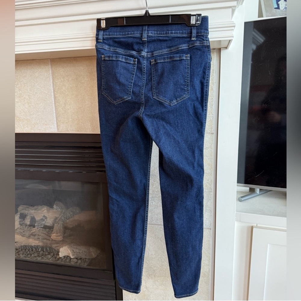 SPANX Women's Dark Blue Ankle Jeans - Picture 6 of 13